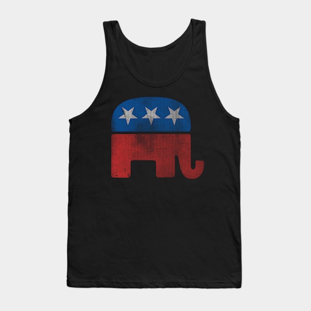 Republican Elephant Vintage Tank Top by Flippin' Sweet Gear